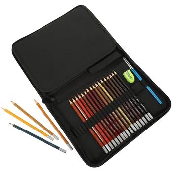 1 Conjunto de Lápis de cor Presente Artista Lápis de cor Profissional de Crianças Lápis Grafite Crianças Lápis para Desenho de Esboços do Artista