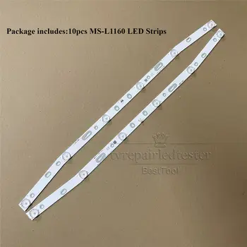 10pcs 6LEDs MC-20A/3210G Curvo LED Strip MS-L1160 V3 MS-L1220 V2 R72-32D04