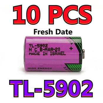 10PCS Original Novo TL-5902 1/2AA ER14250 Bateria de Lítio de 3,6 V 1200mah Para S5 PLC máquinas-Ferramentas CNC de Alta Energia