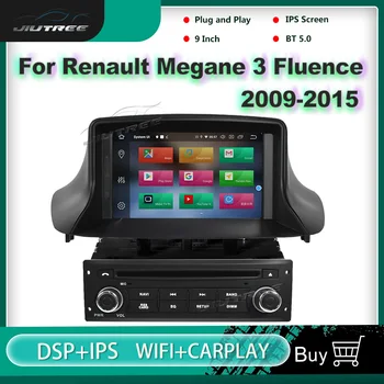 128G Android de 10 carros de Rádio Para a Renault Megane3 Fluence 2009-2015 de Navegação do GPS do Carro DVD Player de Multimídia de Auto Receptor Estéreo