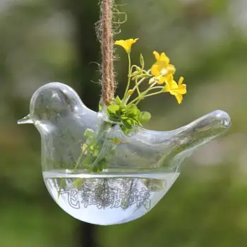1PC Criativo alto ave do vaso, vaso de vidro, Decoração de flores recipientes de decoração de casamento do Casal dons LD 153