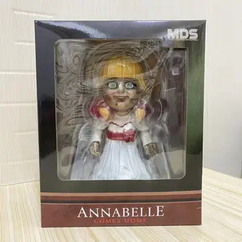 6inch Original Mezco de mortos-vivos Annabelle Figura Annabelle Chega em Casa uma Figura de Ação de PVC Recolher Brinquedo Presentes