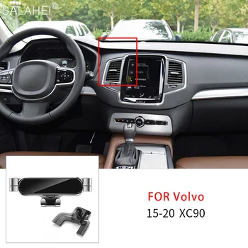A gravidade do Carro do Telefone Móvel Para a Volvo XC90 2015 2016 2017 2018 2019 2020 Ventilação de Ar Montagem de Stand Suporte GPS Suporte Para o iPhone