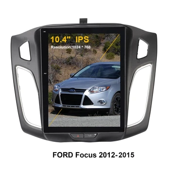 Android auto-Rádio Estéreo Leitor de Tesla Estilo Vertical de Tela para Ford Focus 2012-2015 Carro Gps de Navegação com a BT, WiFi Link de Espelho
