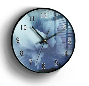 Criatividade, Design, Arte Grande Relógio de Parede Duvar Saati Relógio De Parede Relógio de Morden Horloge murale Para Decoração Sala de estar