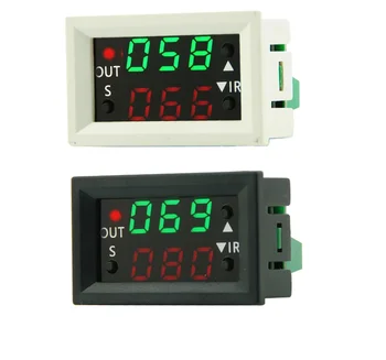 DC12V Digital de Temperatura Relé de Controle Programável Temp Controle de Termostato Duplo Display de LED de Cor do Monitor Durável M68E
