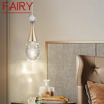 De FADAS Contemporâneo luminária Criativa Lustre de Cristal Luminárias LED Luz Decorativa para o Quarto Sala de Jantar