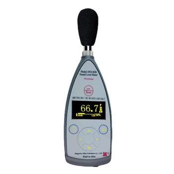 Digital Medidor de Nível de Som AWA5636 Classe 2 Faixa de 20Hz~12,5 kHz 40~130 dBA ambientais de longo prazo do ruído de medida de Dosímetro de Ruído
