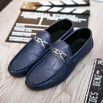 Homens Casual Marca De Sapatos Do Designer De Flats Caras Unidade De Sapatos Empresário Loafer