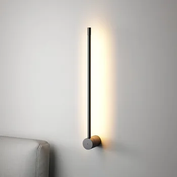 Led Nórdicos criativo lâmpada de parede Moderna minimalista da iluminação da parede do quarto de Hotel de cabeceira lâmpada AC220V Interior sutia