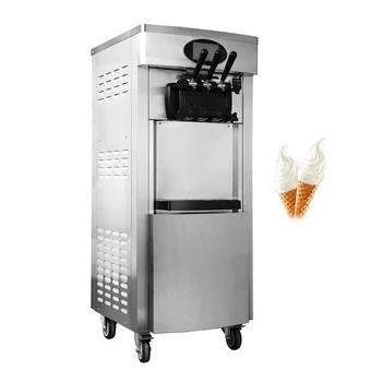 Macio Máquina do Creme de Gelo Para a Sobremesa Loja de Fabricantes de sorvete de Aço Inoxidável do Creme de Gelo Máquina de Venda automática 110V 220V