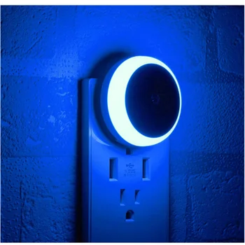 Mini Luz da Noite, Plug-in LED Nightlight, Anoitecer ao Amanhecer do Sensor, Energia Eficiente, Plug em Brilho, Macio