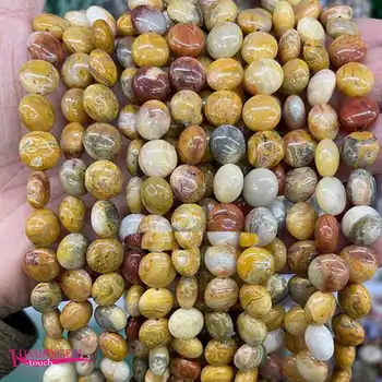Natural Multicolor Agates Pedra Solta Esferas de 10mm Lisa e Plana Moeda Forma DIY Acessórios de Jóias 38Pcs a3666