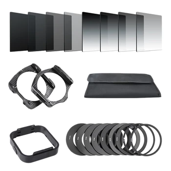Nova Lente Kit de Filtro,20 Em 1 Gradiente Neutro Kits de filtros Para Cokin P SLR Lente de Câmeras Com Lente Capô E porta-Filtro