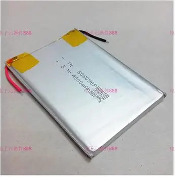Novo Quente 3.7 V baterias de lítio polímero 626190 de 7 polegadas tablet pc da bateria de energia móvel Recarregável 4000MAH do Li-íon da Célula