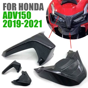 Para a Honda, ADV150 ADV-150 2019 - 2021 Acessórios da Motocicleta pára-choque Dianteiro Carenagem Winglet Bico Cone de Nariz Tampa da Extensão Extensor