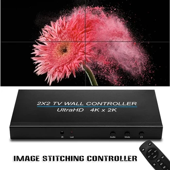 Parede de vídeo Controlador de 2X2 TV Controle de Parede Suporte de Processador De 4 Saída de 1080p de Alta Definição Home Office Fornecimento GRSA889