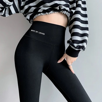 Perfeita Adequação Leggings Mulheres Casual Cintura Alta Moda Verão Slim Joelho-Comprimento Fundos De Calças De Streetwear
