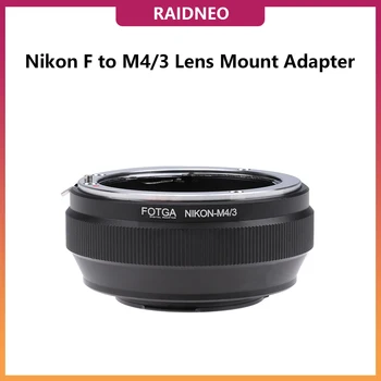 RaidNeo Nikon F-Mount Lente para M4/3 Lente Adaptador de Montagem para Olympus Pen E-PL1 E-PL2 E-M OM-D E-M5 E-M10 Lumix GH2 GH3 GH4 GH5 GH5s