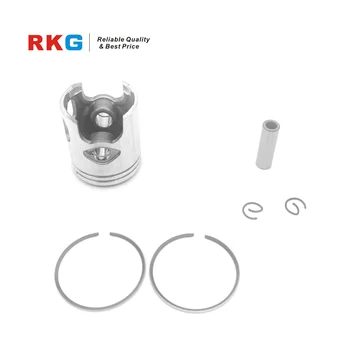 RKG JOG50 Kit de Pistão de 40mm Para 43,5 mm Com Anel Pino Kit Para a Yamaha JOG50 3KJ Motor de Moto Peças e Acessórios 2-acidente vascular cerebral