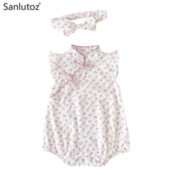 Sanlutoz De Verão, Roupas De Bebê De Moda Casual Meninas Bodysuits Princesa Bebê Roupas De Algodão