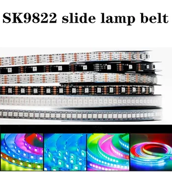 SK9822 RGB Levou Luz Strip Semelhante APA102 1m 5m 30 60 144 LED de DADOS e RELÓGIO, Separadamente, Individualmente Endereçável IP30 65 67 DC5V