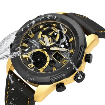 SMAEL Homens Militar do Esporte Relógio Impermeável de melhor Marca de Luxo relógio de Pulso Mens Luminoso Quartz Digital, Relógios Relógio Masculino