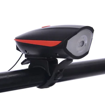 USB Recarregável de Bicicleta Conjunto Poderoso Impermeável Moto do Farol do DIODO emissor de Três-luz de Iluminação Exterior Equitação Noite Lanterna de Bicicleta