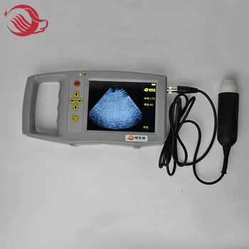 Veterinária portátil de ultra-som ultra-sônico para o animal criador scanner gravidez detector de ultra-som