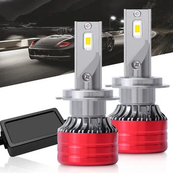X9 - F5 o farol do carro lâmpada H1 H7 9006 H11 são luz universal de fornecimento feita de XHP 3570 microplaqueta do DIODO,pode-saída 12v 6000k spotlight